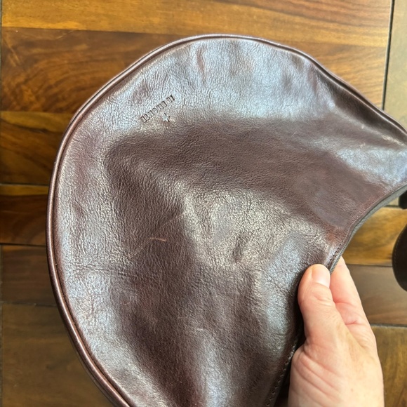 Il Bisonte Oliveta Leather Hobo Bag Caffe - Picture 11 of 14